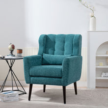 Load image into Gallery viewer, Modern Accent Chair Upholstered Foam Filled Living Room Chairs Comfy Reading Chair Mid-Century Modern Chair With Fabric Lounge Arm Chairs Armchair For Living Room Bedroom