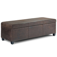 Load image into Gallery viewer, Avalon - Contemporary Storage Ottoman Bench