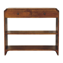 Load image into Gallery viewer, Solid Wood Console Table With Shelf With Drawer (723409) - Brown