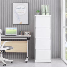 Load image into Gallery viewer, Durable Metal 3 Drawer File Cabinet With Lock For Office Storage