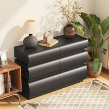 Load image into Gallery viewer, Minimalist Modern 6 Drawer Dresser, Handle Free Design With Wide Storage