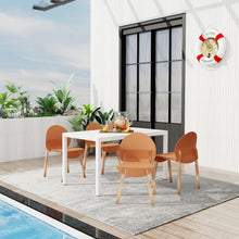 Load image into Gallery viewer, 4 Piece Set Of Single Chairs With Long Table