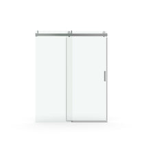 Load image into Gallery viewer, Frameless Soft-Closing Shower Door, 1/4" (6 Mm) Tempered Glass Single Sliding With Explosion Proof Coating