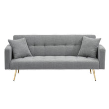 Load image into Gallery viewer, Teddy Fleece Sofa Bed With Luxurious Throw Pillows