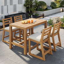 Load image into Gallery viewer, Patio Bar Set With Ergonomic Chairs