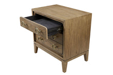 Load image into Gallery viewer, 3 Drawer Nightstand With USB - Latte