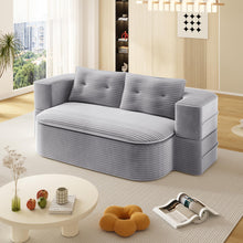 Load image into Gallery viewer, Convertible Floor Sofa Bed With Multi Functional Blanket