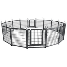 Load image into Gallery viewer, Heavy Duty Dog Playpen Outdoor 16 Piece Panels - Snow Leopard