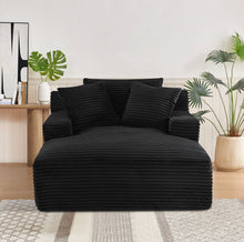 Load image into Gallery viewer, Cloudline - Oversized Chaise Lounge, Modern Comfy Couch With Full Foam Cushioning, Cozy Sleeper Sofabed