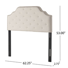 Load image into Gallery viewer, Charismatic - Size Headboard With Button Tufting And Nailhead Trim