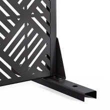 Load image into Gallery viewer, Three Panel Screen Room Divider (720127) - Black