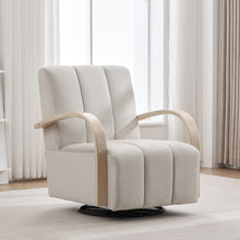 Load image into Gallery viewer, 360° Swivel Accent Chair With Armrests