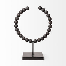 Load image into Gallery viewer, Abstract Beaded Tabletop Sculpture (392496) - Black