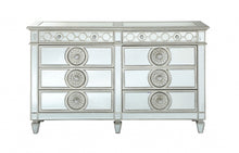 Load image into Gallery viewer, Solid Wood 6 Drawer Double Dresser - Gray