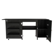 Load image into Gallery viewer, Foldable Sewing Table With Locking Casters