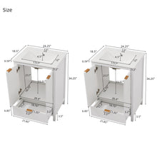 Load image into Gallery viewer, Modern Bathroom Vanity With Sink Combo