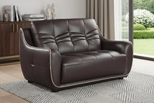 Load image into Gallery viewer, Elegant Leather Chair - Brown