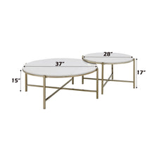 Load image into Gallery viewer, Zaidee - Nesting Table Set - White