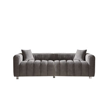 Load image into Gallery viewer, Modern 3 Seater Sofa With 2 Pillows