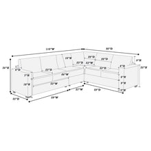 Load image into Gallery viewer, L-Shaped Sectional Set For Living Room