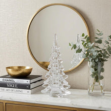 Load image into Gallery viewer, Mouth Blown Christmas Tree Sculpture (376078) - Clear