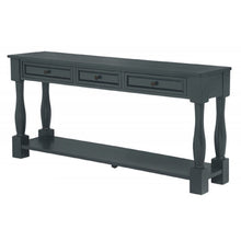 Load image into Gallery viewer, Long Console Table With Drawers And Shelf
