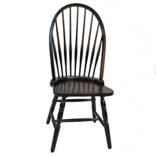 Load image into Gallery viewer, Wood Windsor Back Dining Side Chair - Black