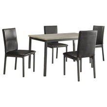 Load image into Gallery viewer, Macy - 5 Piece Dining Set - Black