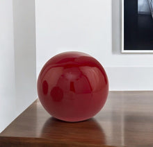 Load image into Gallery viewer, Decorative Orb Tabletop Sculpture (354716) - Red