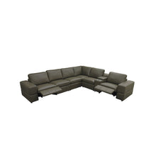 Load image into Gallery viewer, Upholstered Large Arms Sectional With Recliner Seats