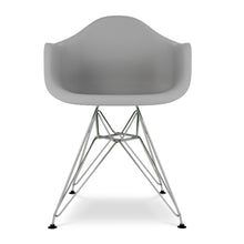 Load image into Gallery viewer, Heavy Duty Plastic Dining Arm Chair - Gray