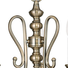 Load image into Gallery viewer, Three Light Metal Dimmable Chandelier With Shades - Antiqued Brass