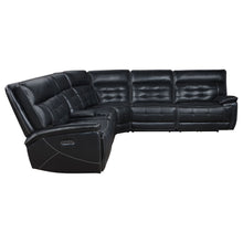 Load image into Gallery viewer, Hayden - Dual Power Reclining Sectional Sofa - Black