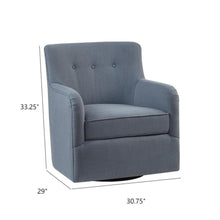 Load image into Gallery viewer, Adele - Swivel Chair With Button Tufted Back