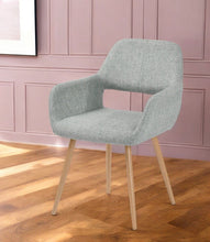 Load image into Gallery viewer, Upholstered Arm Chair - Gray And Brown