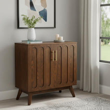 Load image into Gallery viewer, 32" Wood Accent Cabinet - Dark Brown