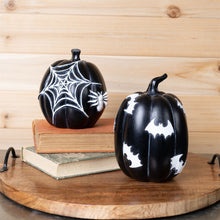 Load image into Gallery viewer, Poly Tabletop Sculpture (Set of 2) - Black / White