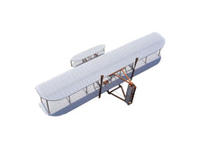 Load image into Gallery viewer, Hand Painted Model Airplane Tabletop Sculpture - Brown / White
