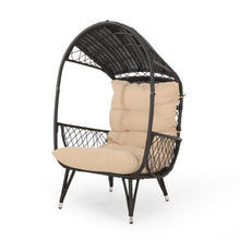 Load image into Gallery viewer, Outdoor Wicker Standing Basket Chair With Cushion