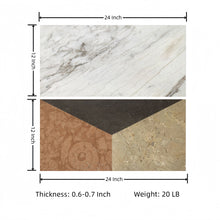 Load image into Gallery viewer, Waterjet Marble 4 Color Marble For Floor And Wall Polished Marble Tile Stone 1 Box Each Pattern 2 Pieces - White / Multi