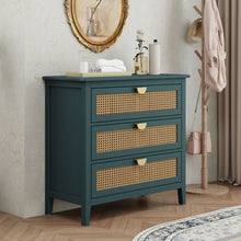 Load image into Gallery viewer, 3 Drawer Cabinet, Natural Rattan, American Furniture