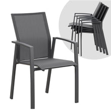 Load image into Gallery viewer, Patio Stackable Dining Chairs (Set of 4)
