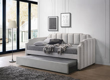 Load image into Gallery viewer, Peridot - Twin Daybed With Trundle - Dove Gray
