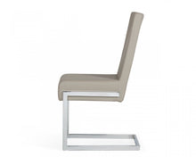 Load image into Gallery viewer, Faux Leather Upholstered Dining Room Side Chairs (Set of 2) - Gray