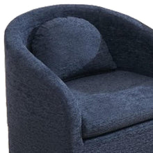 Load image into Gallery viewer, Chenille Wing Back Dining Side Chair - Blue