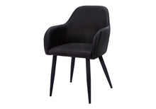 Load image into Gallery viewer, Faux Leather Dining Arm Chairs (Set of 2) - Black