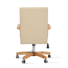Load image into Gallery viewer, Dumont - Modern Farmhouse High Back Executive Home Office Chair - Neutral Cream Beige / Natural