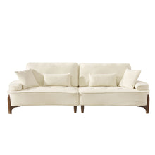 Load image into Gallery viewer, Comfortable Deep Seated Sofa With Pillows
