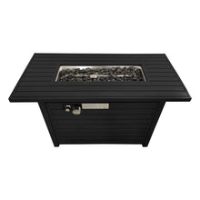 Load image into Gallery viewer, Outdoor Fire Pit Table & Lid - Black
