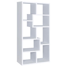 Load image into Gallery viewer, 8 Shelf Geometric Bookcase